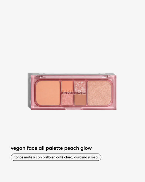 Vegan Face All Palette 02 Peach Glow
