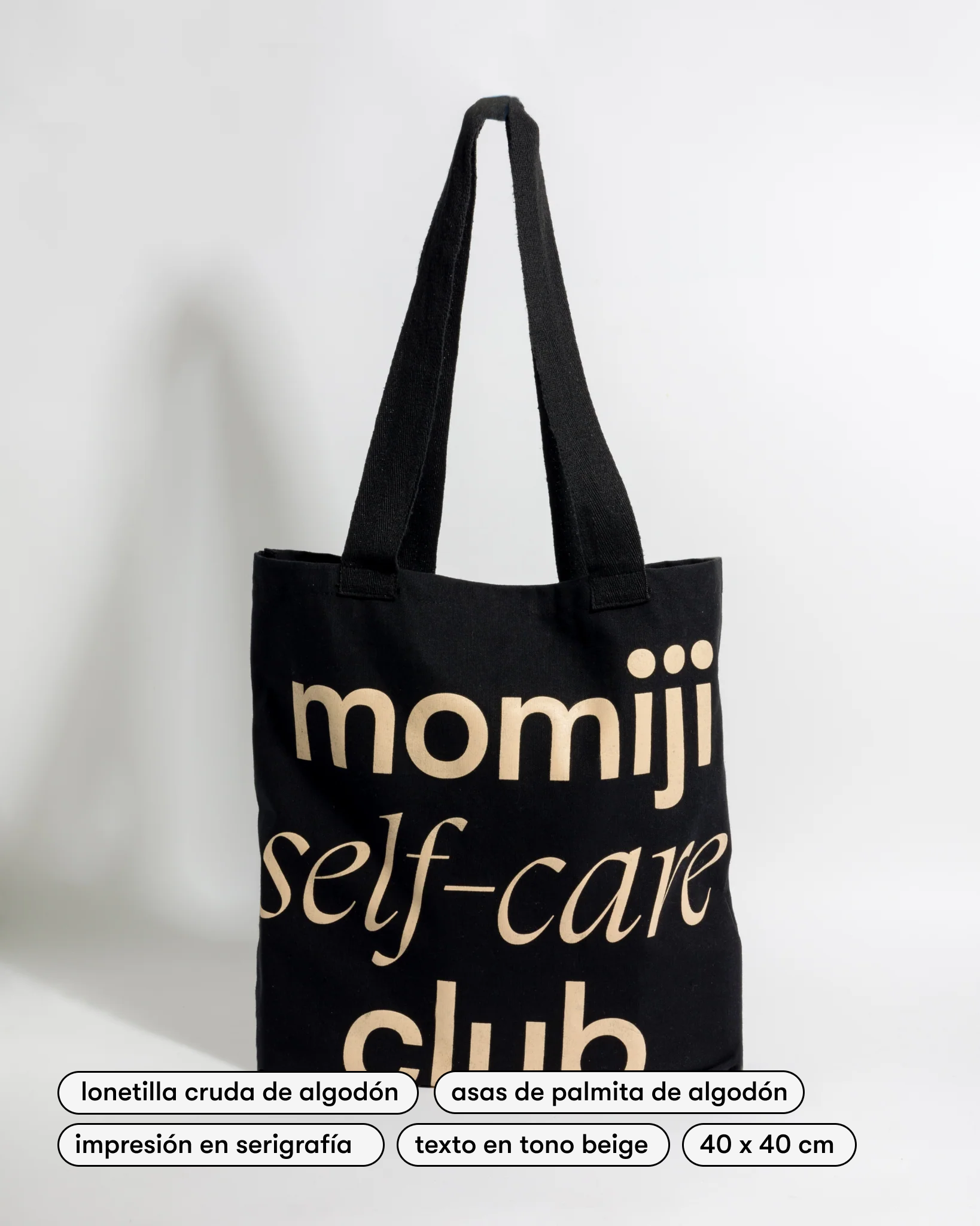 Self-care Club Tote Negra