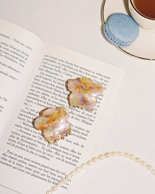 Hair Clip Gem Citrine (Pinza para cabello)
