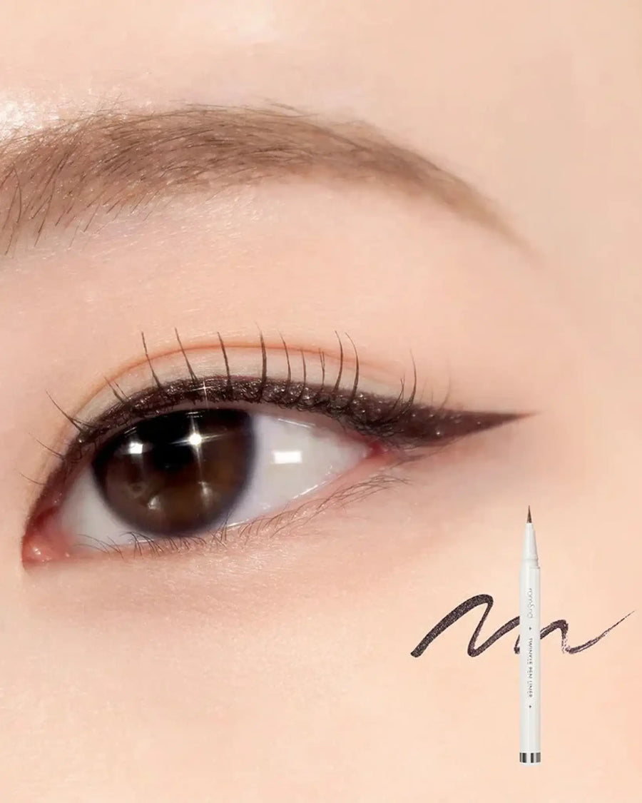 Twinkle Pen Liner 04 Midnight Ash (Delineador con glitter)
