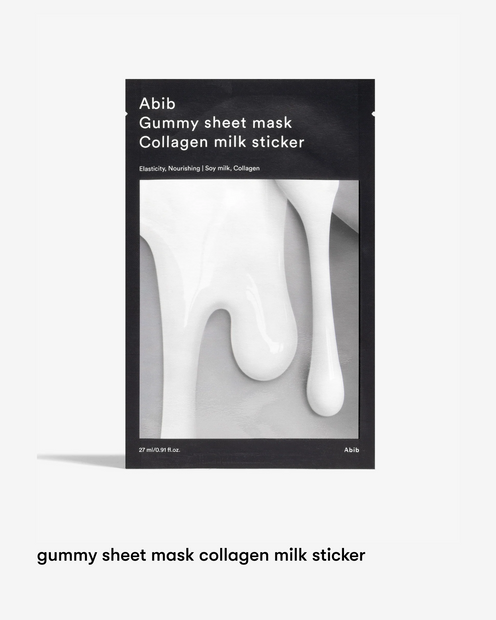 Gummy Sheet Mask Collagen Milk Sticker (Mask reafirmante)